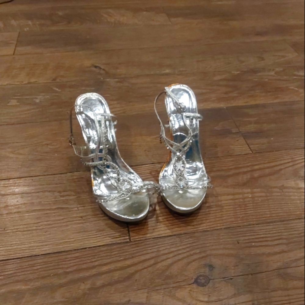 Silver heels